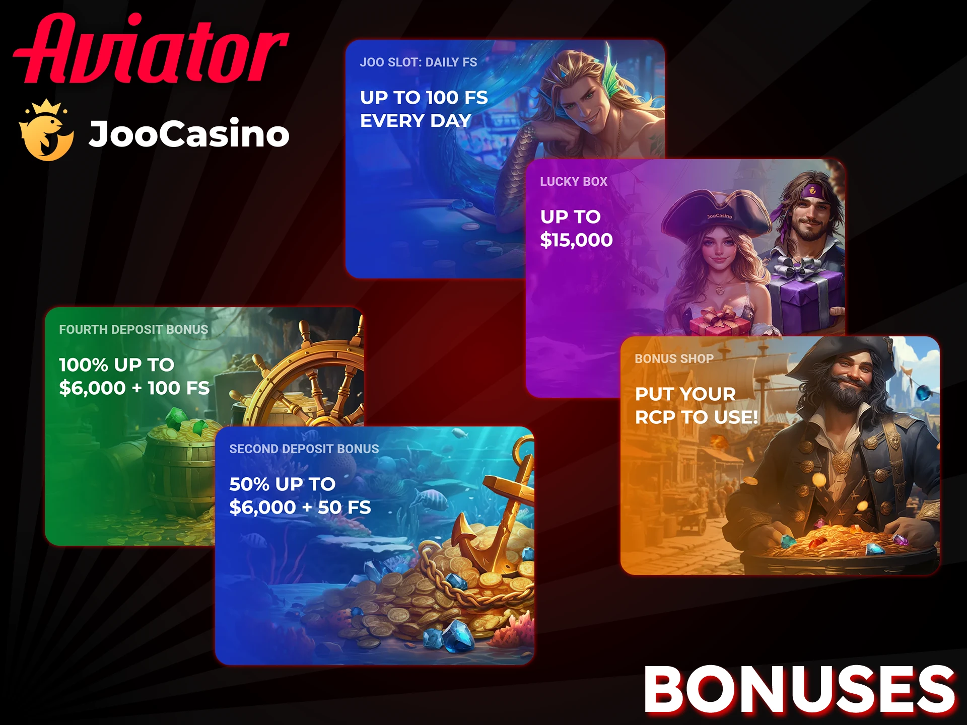 Joo Casino offers bonuses to boost your Aviator gameplay and potential winnings.