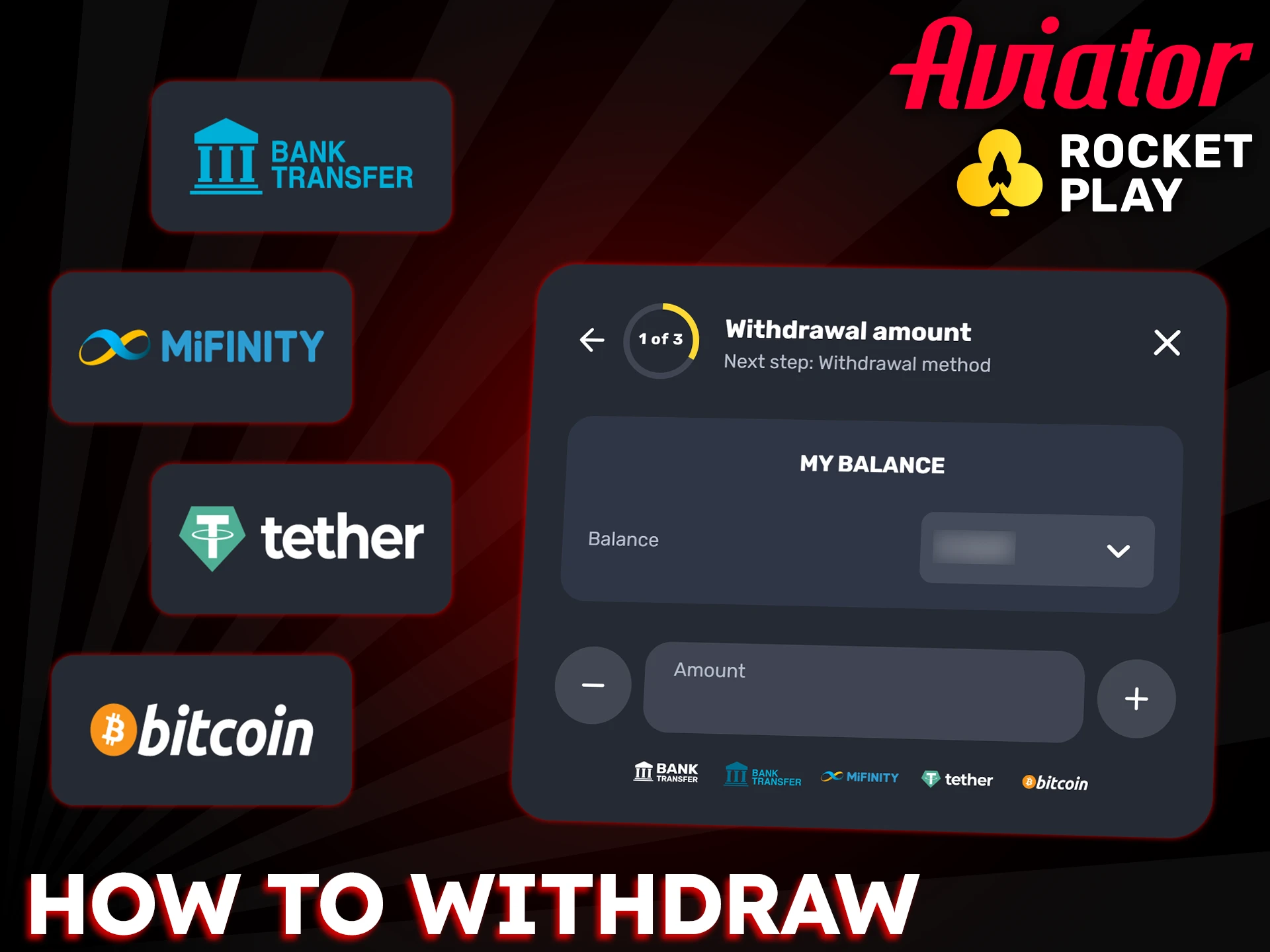 Securely withdraw your Aviator winnings from RocketPlay.