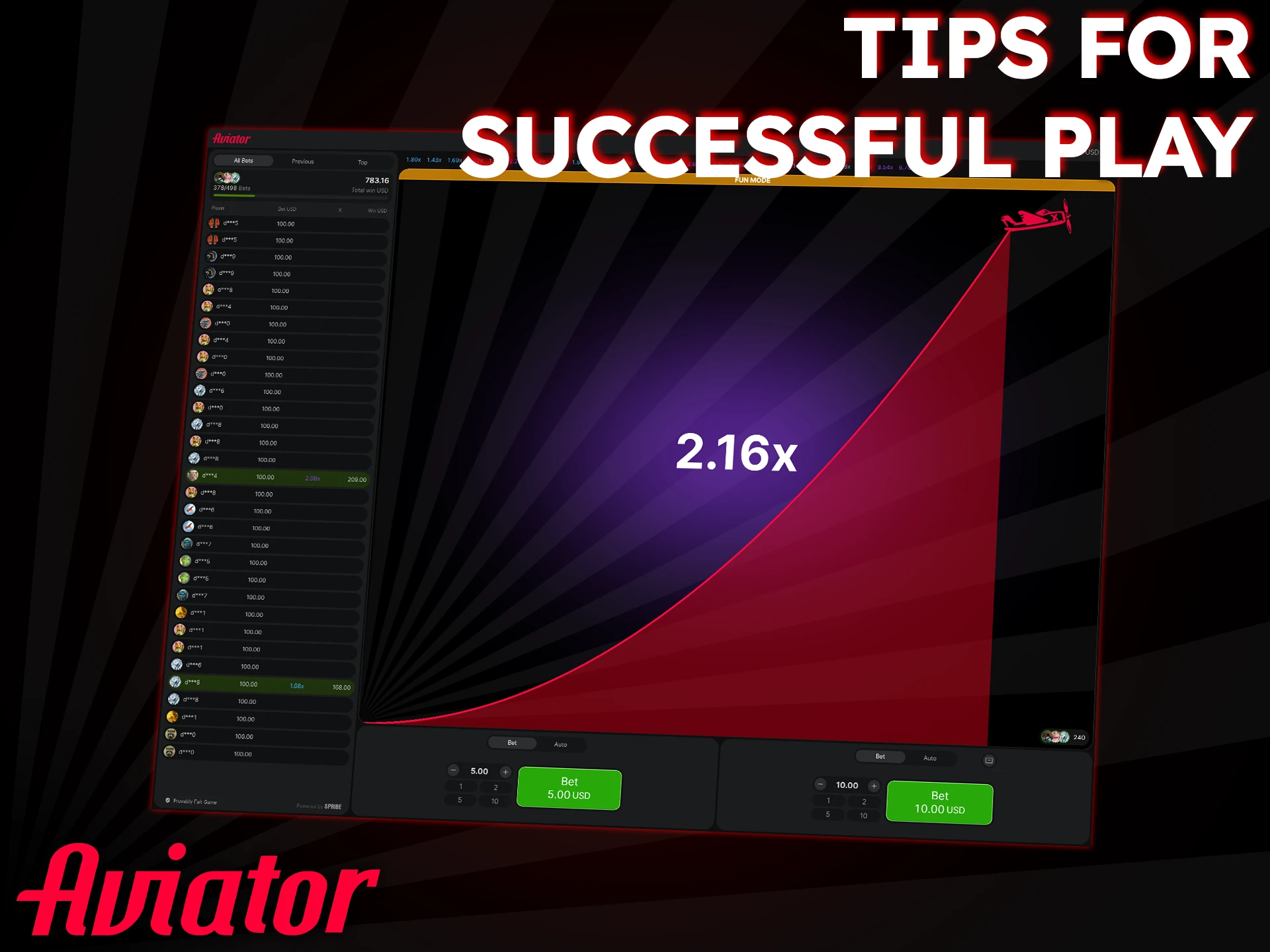 Increase your chances of winning Aviator with these tips.