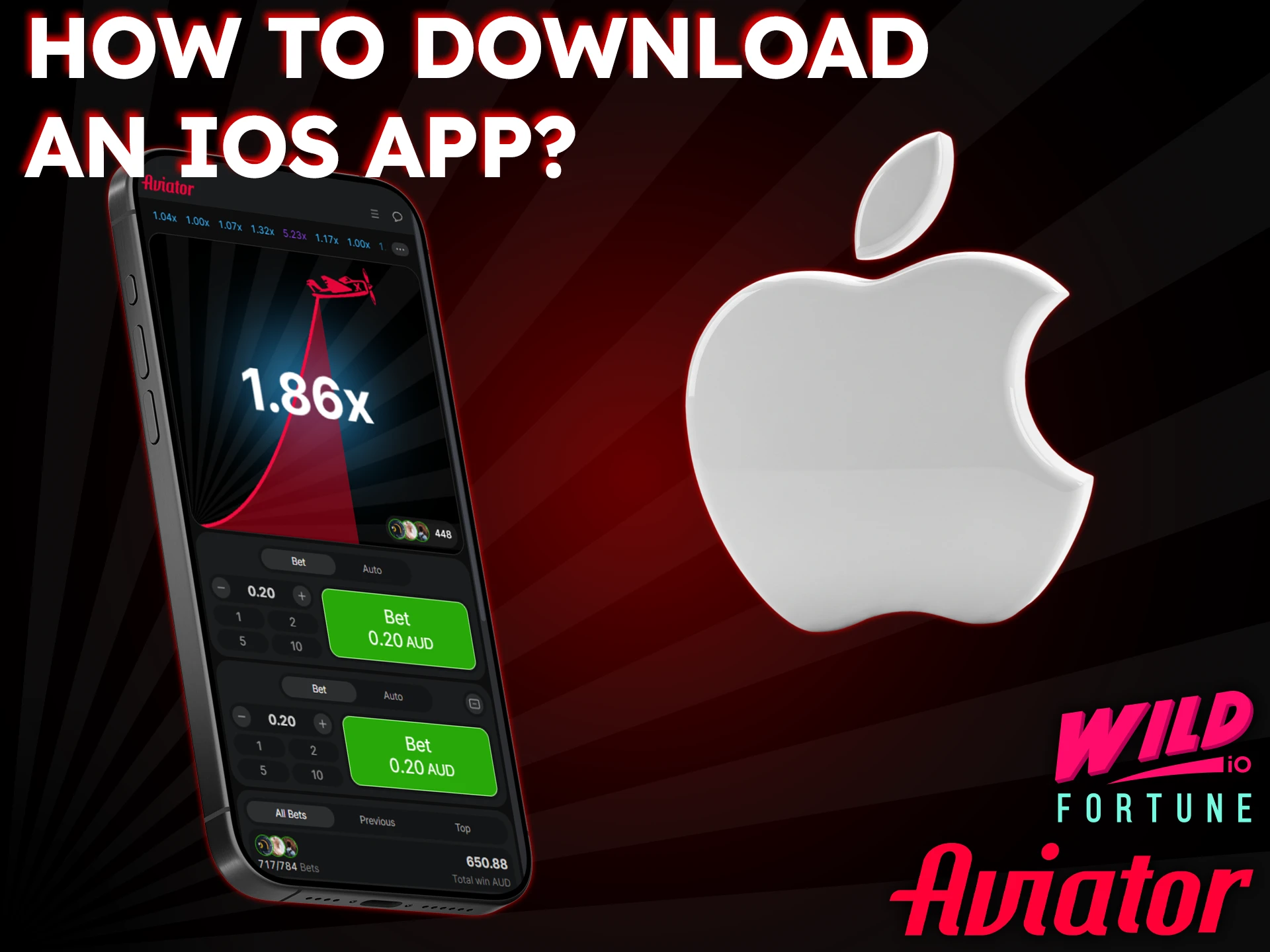 iOS users can use Wild Fortune's PWA to play Aviator.
